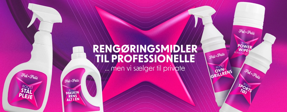 Professionella rengöringsmedel